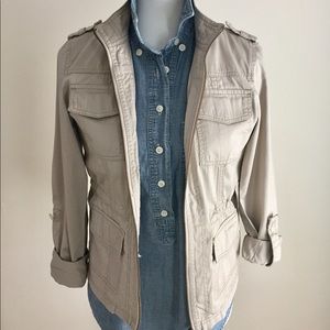 Khaki utility jacket | SZ XS
